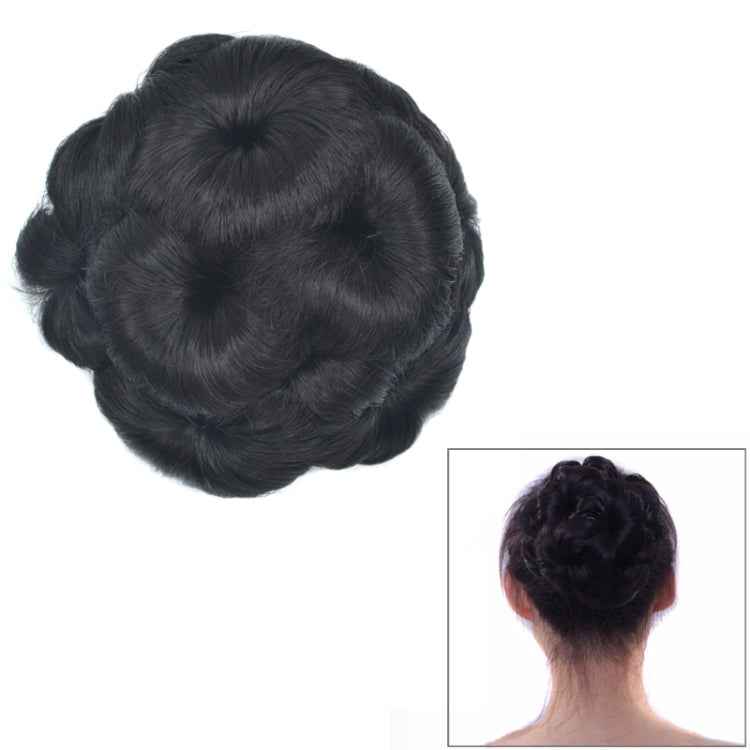 Wig Ball Head Flower Hairpin Hair Bag Wig Headband for Bride