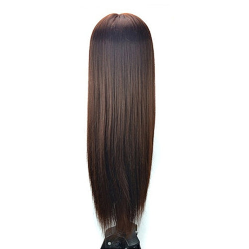 Practice Disc Hair Braided Mannequin Head Wig Styling Trimming Head Model