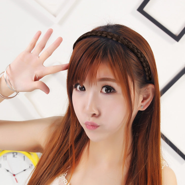 10 PCS Wig Twist Braid Jewelry Headband Hair Buckle (Light Yellow)