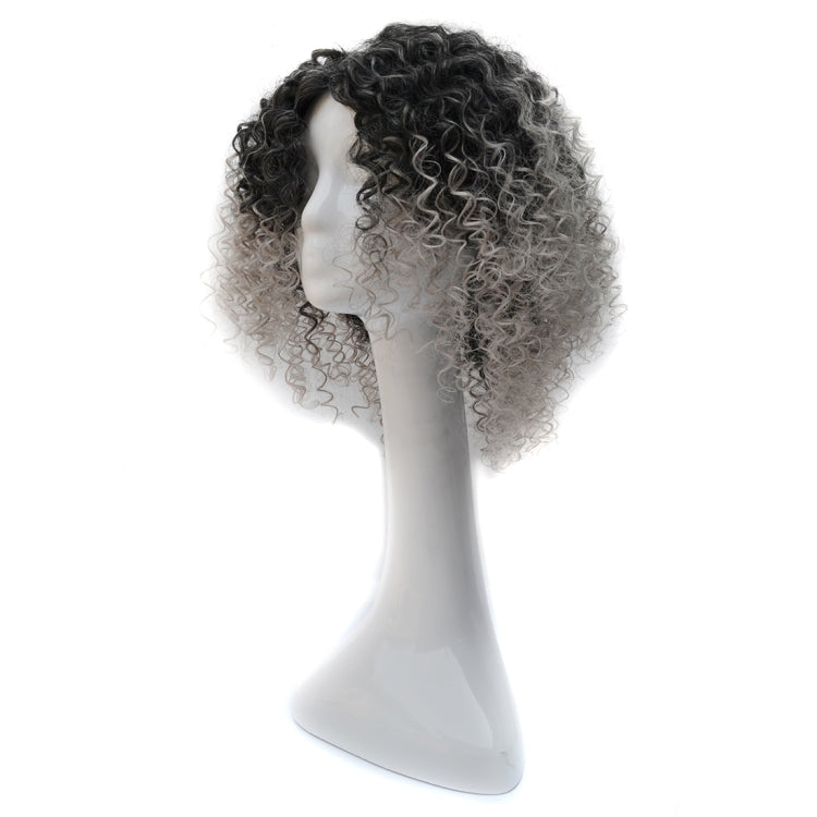 T191006 European and American Wig Headgear with Short and Small Curly Hair for Women