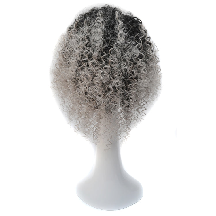T191006 European and American Wig Headgear with Short and Small Curly Hair for Women
