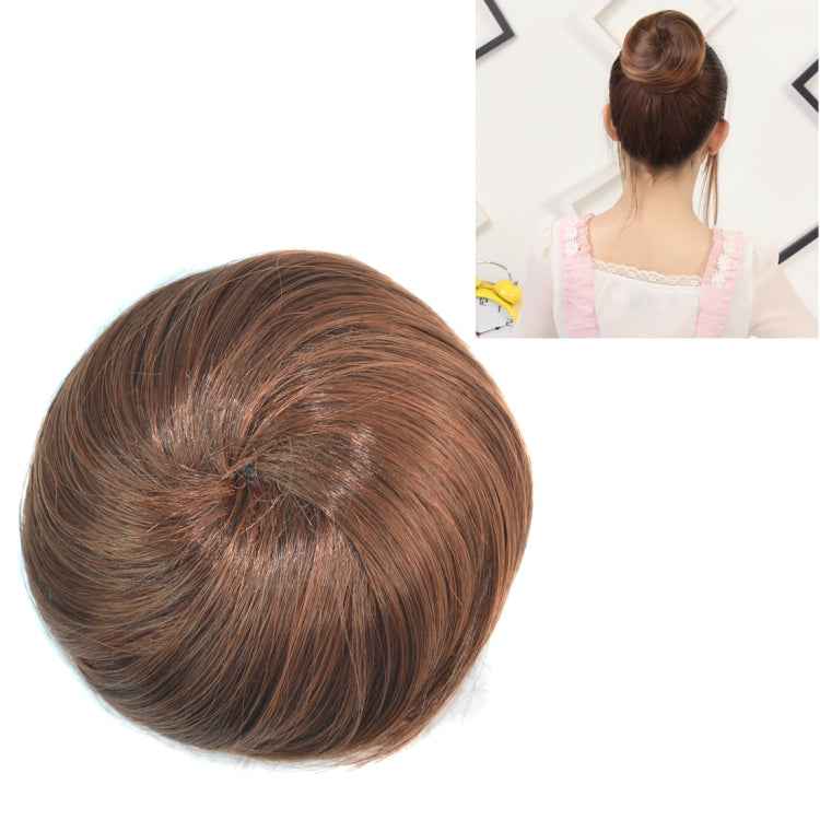 Wig Bun Flower Shape Hair Package Hair Disk(Chestnut)