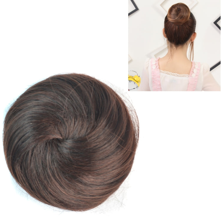 Wig Bun Flower Shape Hair Package Hair Disk(Chestnut)