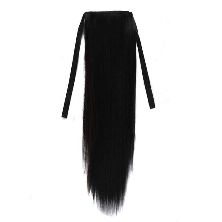 Natural Long Straight Hair Ponytail Bandage-style Wig Ponytail for Women,Length: 45cm, 45cm