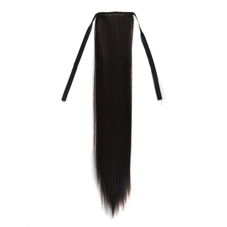 Natural Long Straight Hair Ponytail Bandage-style Wig Ponytail for Women,Length: 60cm, 60cm