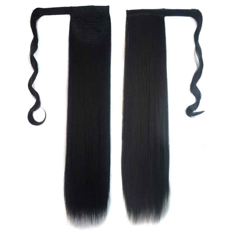 1# Invisible Seamless Bandage-style Wig Long Straight Hair Wig Ponytail