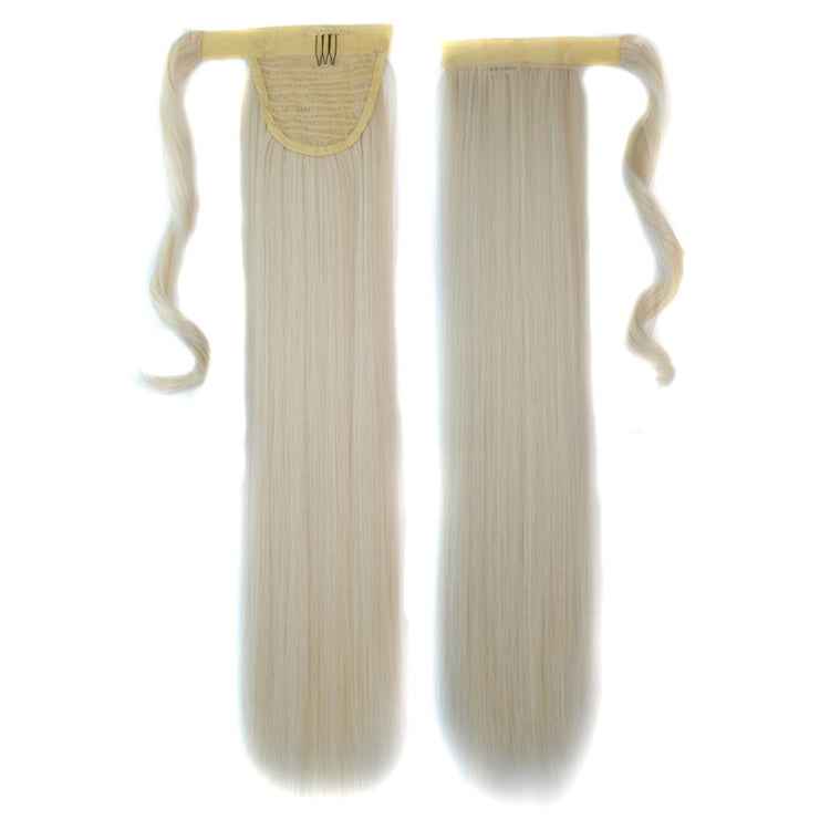 60# Invisible Seamless Bandage-style Wig Long Straight Hair Wig Ponytail