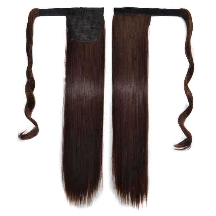 10# Invisible Seamless Bandage-style Wig Long Straight Hair Wig Ponytail