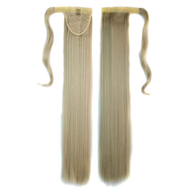 88# Invisible Seamless Bandage-style Wig Long Straight Hair Wig Ponytail