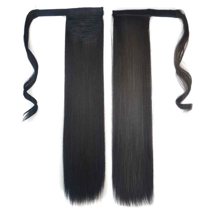 2# Invisible Seamless Bandage-style Wig Long Straight Hair Wig Ponytail