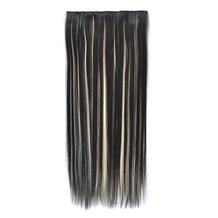 1BH613# One-piece Seamless Five-clip Wig Long Straight Wig Piece