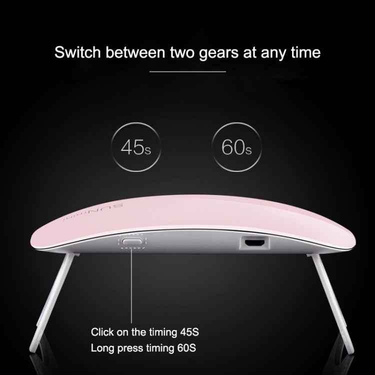 SUN mini 2 6W UV + LED USB Nail Lamp Fingernail Gel Curing Dryer