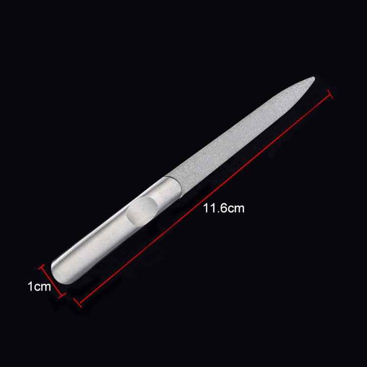 Stainless Steel Polished Nail File, Length : 95mm