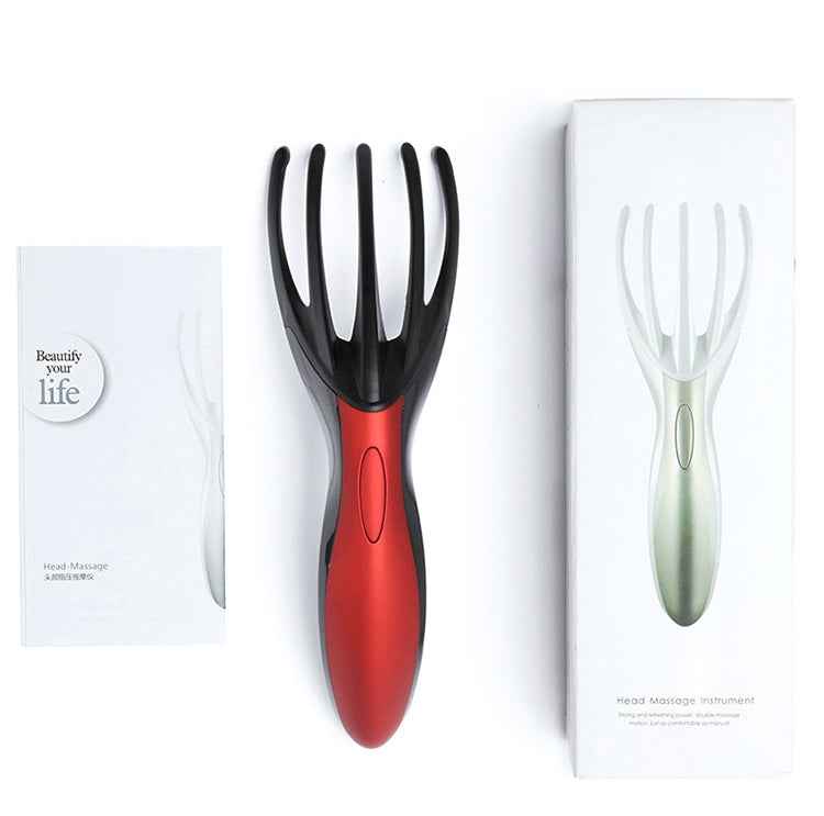 Mini Portable Multifunctional Head Massager Massage Comb, Battery Powered