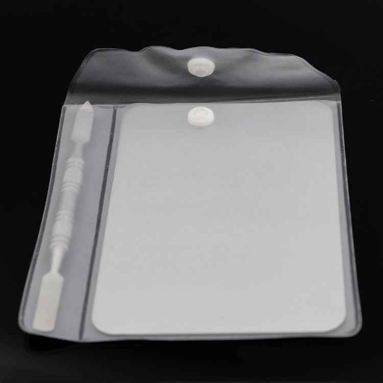 S Size Make-up Square Stainless Steel Palette, 115*75mm