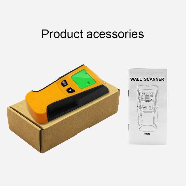 TH210 3 in 1 Wall Metal Detector for Voltage and Cable with Metal Detection Function