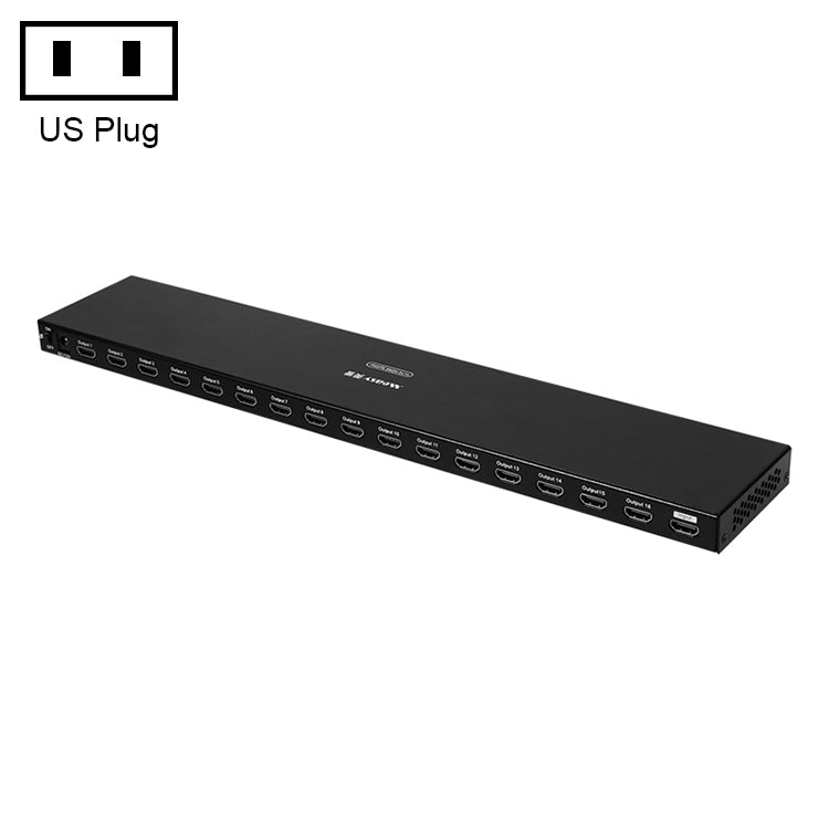 Measy SPH116 1 to 16 4K HDMI 1080P Switch Simultaneous Display Splitter, 1 to 16, UK Plug, 1 to 16, US Plug, 1 to 16, AU Plug, 1 to 16, EU Plug