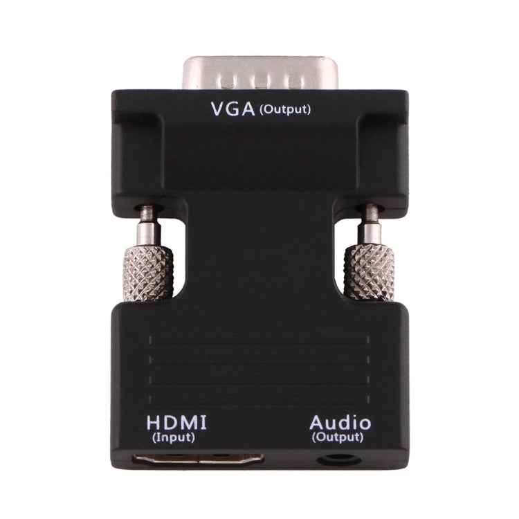 HDMI Female to VGA Male Converter with Audio Output Adapter for Projector, Monitor, TV Sets