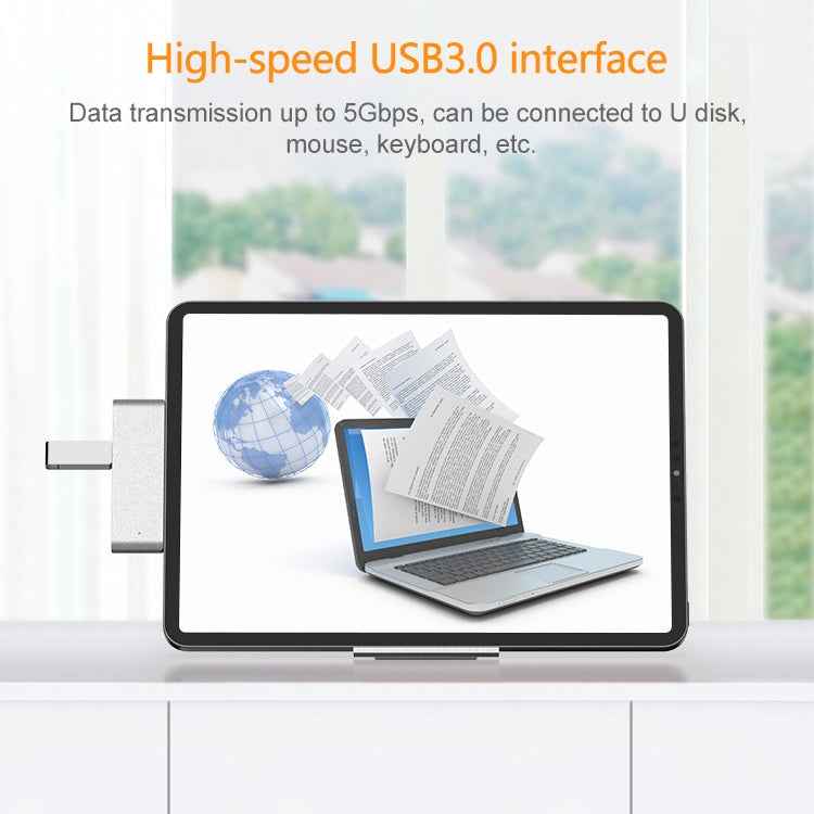 HW-TC29 4 In 1 Type-C / USB-C Multifunctional Extension HUB Adapter iPad Pro Hub