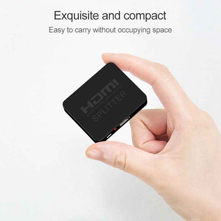 1x2 Mini HDMI Amplifier Splitter, Support 3D & 4K x 2K
