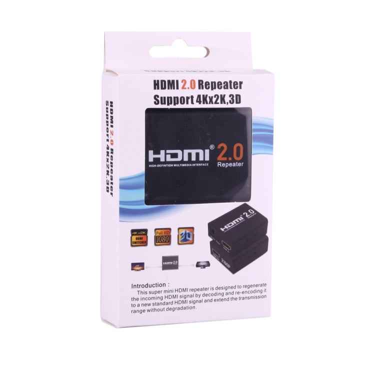 2160P Full HD HDMI 2.0 Amplifier Repeater, Support 4K x 2K, 3D