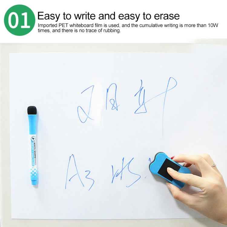 A3 PET Magnetic Soft Whiteboard Message Board Refrigerator Magnet, Size: 29.7cm x 42cm