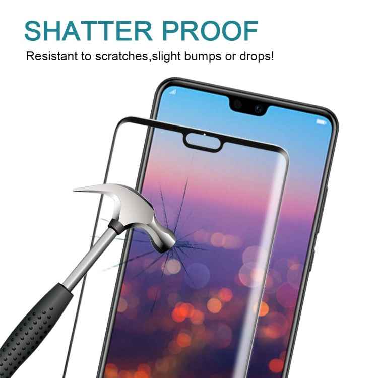 For Huawei P20 0.3mm 9H Surface Hardness 3D Full Screen Tempered Glass Film