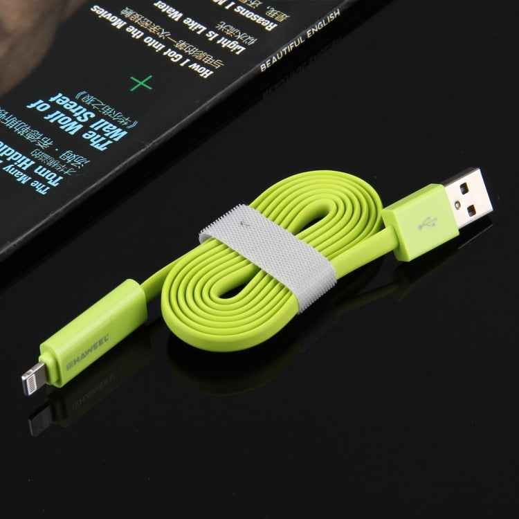 HAWEEL 1m 2 in 1 Micro USB & 8 Pin to USB Data Sync Charge Cable