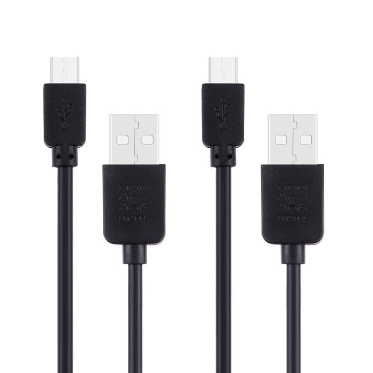 2 cables de carga y sincronización de datos HAWEEL de 1 m de alta velocidad Micro USB a USB para Galaxy, Huawei, Xiaomi, LG, HTC y otros teléfonos inteligentes.