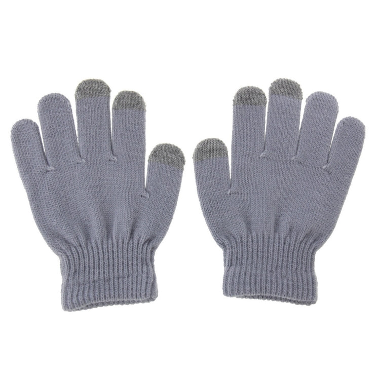 HAWEEL 16cm Three Fingers Touch Screen Gloves + DIY Christmas Decoration for Kids, Christmas Decoration Random Delivery 4 PCS