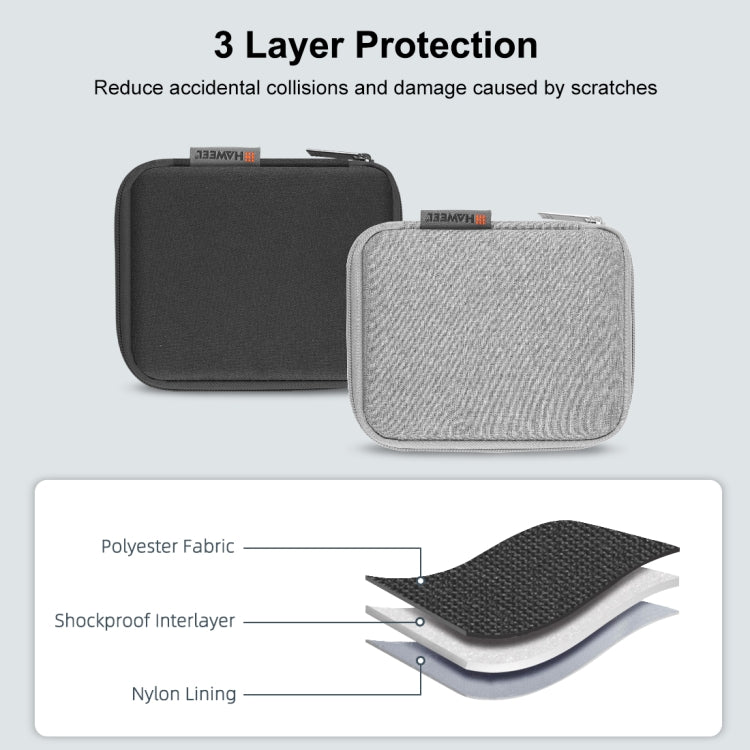 HAWEEL Watch Band Organizer Box Earphones / U Disk / Digital Cable Storage Case, Watch Band Organizer, Size: S