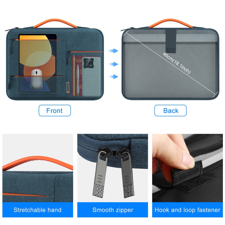 HAWEEL 15.0 inch Sleeve Case Zipper Briefcase Laptop Handbag For Macbook, Samsung, Lenovo Thinkpad, Sony, DELL Alienware, CHUWI, ASUS, HP, 15.0 inch-16.0 inch Laptops, 15.0-16.0 inch