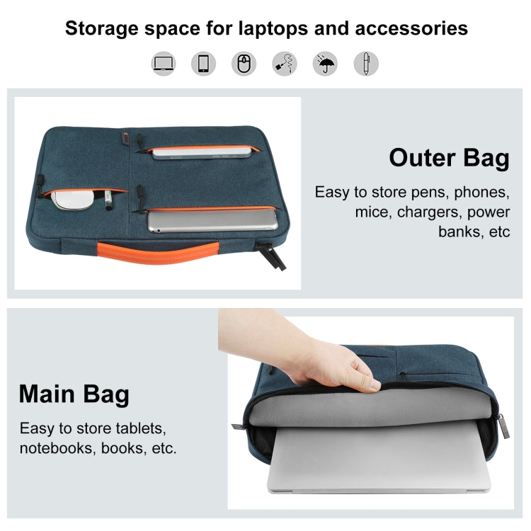 HAWEEL 15.0 inch Sleeve Case Zipper Briefcase Laptop Handbag For Macbook, Samsung, Lenovo Thinkpad, Sony, DELL Alienware, CHUWI, ASUS, HP, 15.0 inch-16.0 inch Laptops, 15.0-16.0 inch