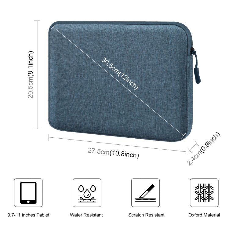 HAWEEL 11 inch Tablet Sleeve Case Zipper Briefcase Bag for 9.7-11.0 inch Tablets