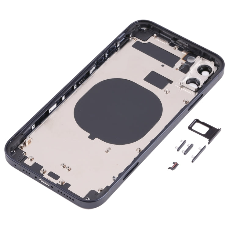 Carcasa trasera con apariencia de iP13 Pro para iPhone 11, iPhone 11 (blanco), iPhone 11 (negro) y iPhone 11 (azul).