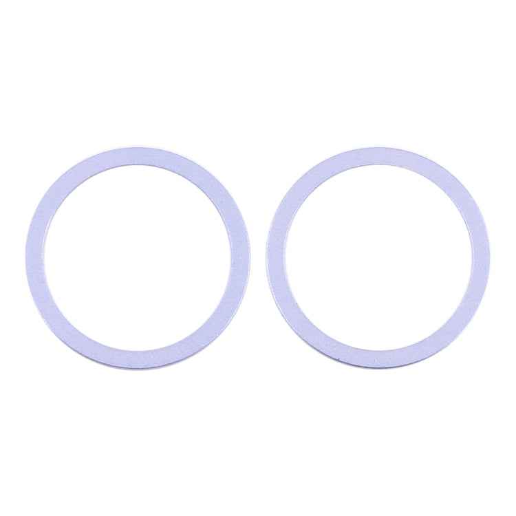 2 PCS Rear Camera Glass Lens Metal Protector Hoop Ring for iPhone 12