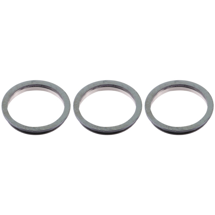 3 PCS Rear Camera Glass Lens Metal Protector Hoop Ring for iPhone 12 Pro, For iPhone 12 Pro