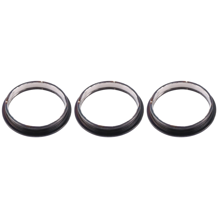 3 PCS Rear Camera Glass Lens Metal Protector Hoop Ring for iPhone 12 Pro, For iPhone 12 Pro