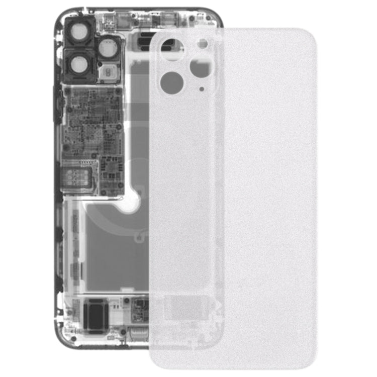 Transparent Frosted Glass Battery Back Cover for iPhone 11 Pro, For iPhone 11 Pro - BSPART