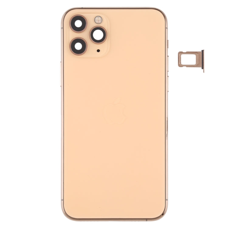 Battery Back Cover (with Side Keys & Card Tray & Power + Volume Flex Cable & Wireless Charging Module) for iPhone 11 Pro, For ip11 Pro, For iPhone 11 Pro, For iPhone11 Pro