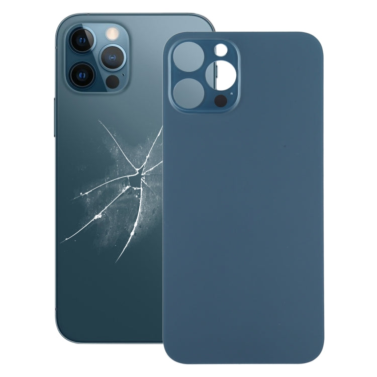 Tapa trasera de batería de fácil reemplazo con orificio grande para cámara para iPhone 12 Pro Max (no desmontable)