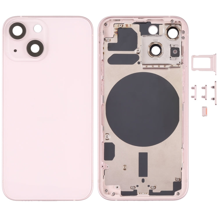 Back Housing Cover with SIM Card Tray & Side Keys & Camera Lens for iPhone 13 Mini, For iPhone 13 Mini