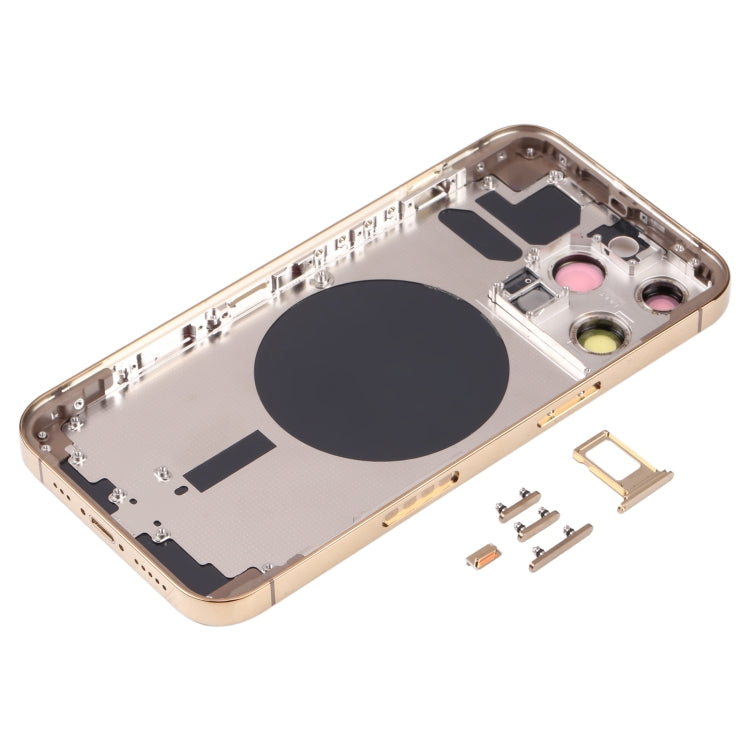 Back Housing Cover with SIM Card Tray & Side  Keys & Camera Lens for iPhone 13 Pro