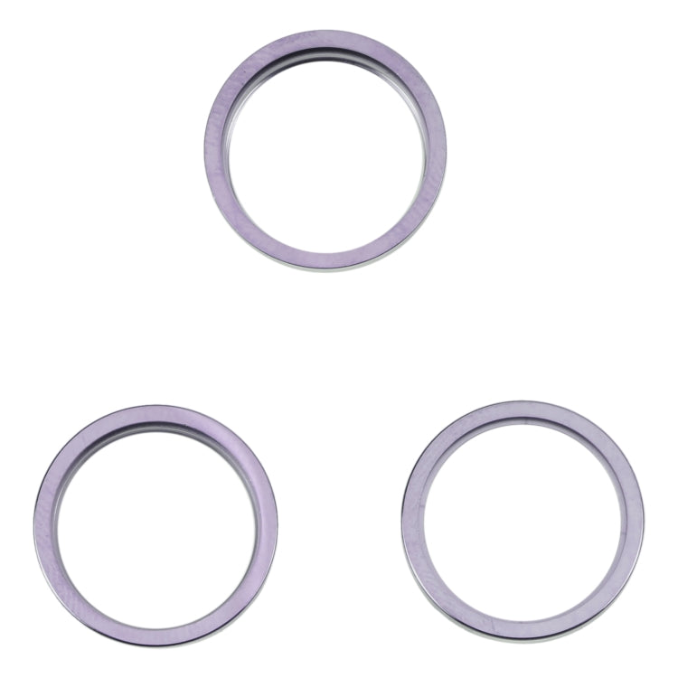 3 protectores de lente de cámara trasera de metal para iPhone 14 Pro.