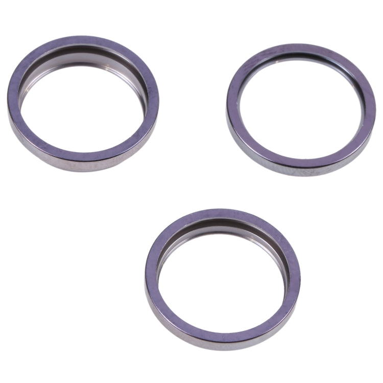 3 protectores de lente de cámara trasera de metal para iPhone 14 Pro.