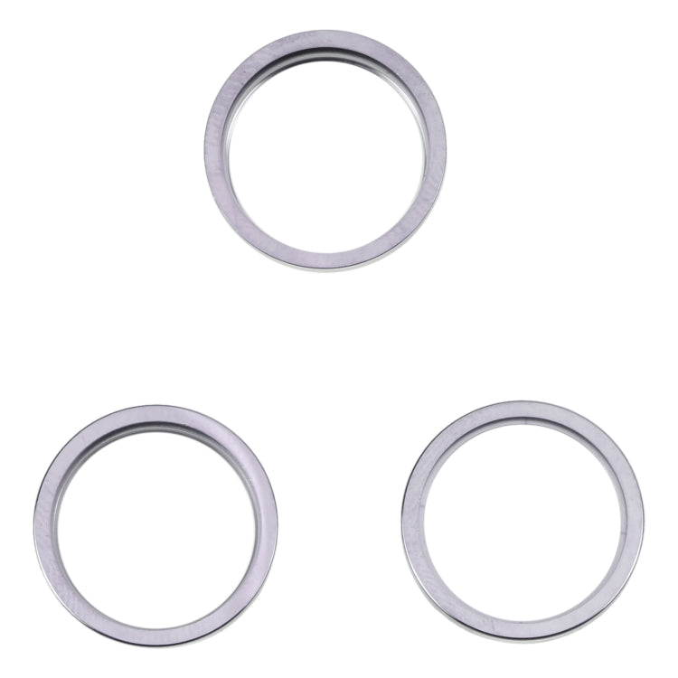 3 protectores de lente de cámara trasera de metal para iPhone 14 Pro.