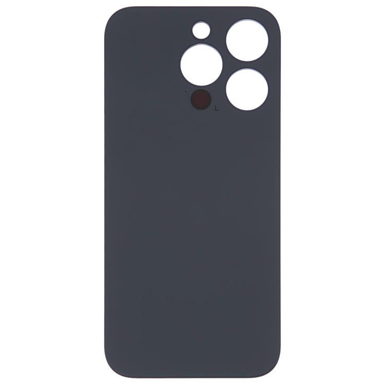 Tapa trasera de batería de cristal con orificio grande para cámara de fácil reemplazo para iPhone 14 Pro (no desmontable)