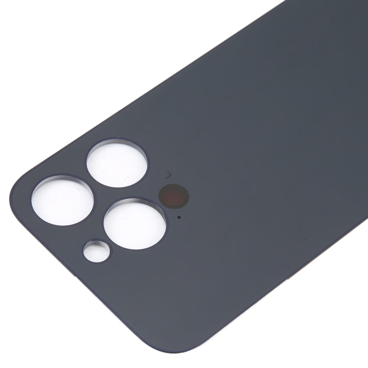 Tapa trasera de batería de cristal con orificio grande para cámara de fácil reemplazo para iPhone 14 Pro (no desmontable)