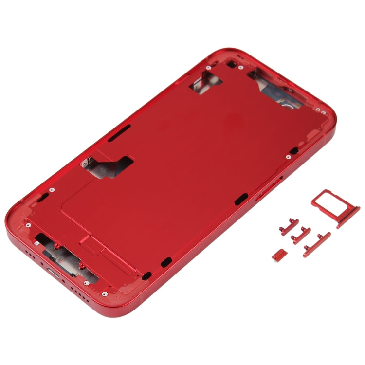 For iPhone 14 Battery Back Cover with Middle Frame / Side Keys, For iPhone 14 (with Middle Frame)