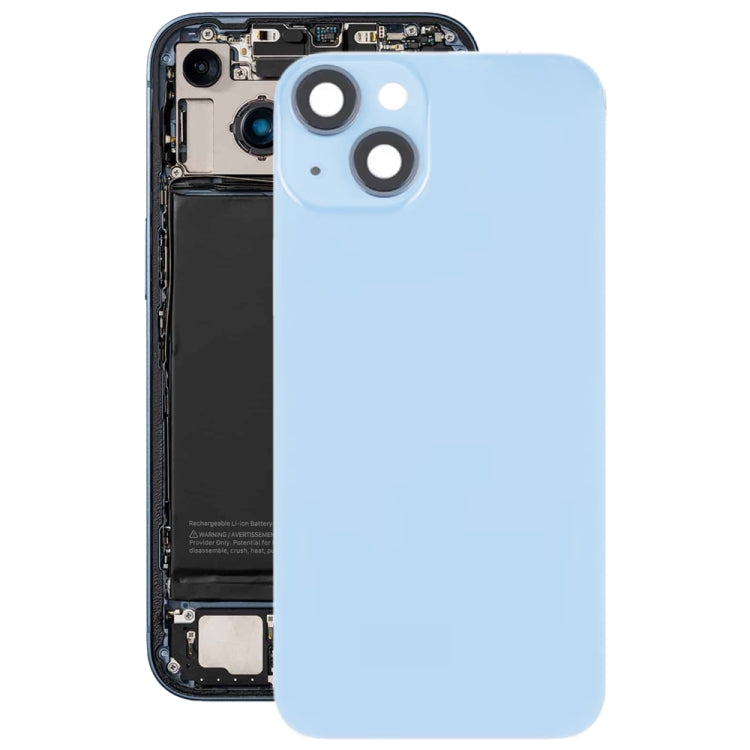 For iPhone 14 Plus Glass Battery Back Cover with Flash Bracket + Wireless Charging Module, For iPhone 14 Plus